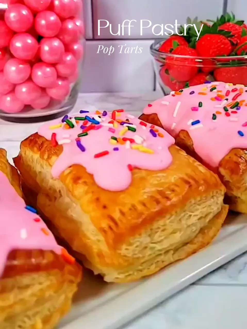 Viral TikTok Upside Down Puff Pastry Tarts Recipe - Wellness by Kay