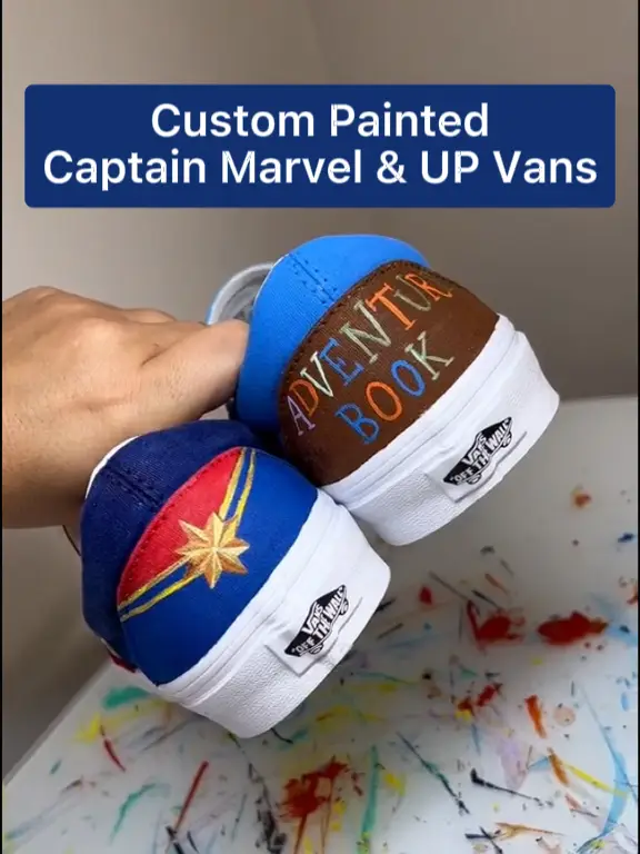 Marvel custom vans best sale