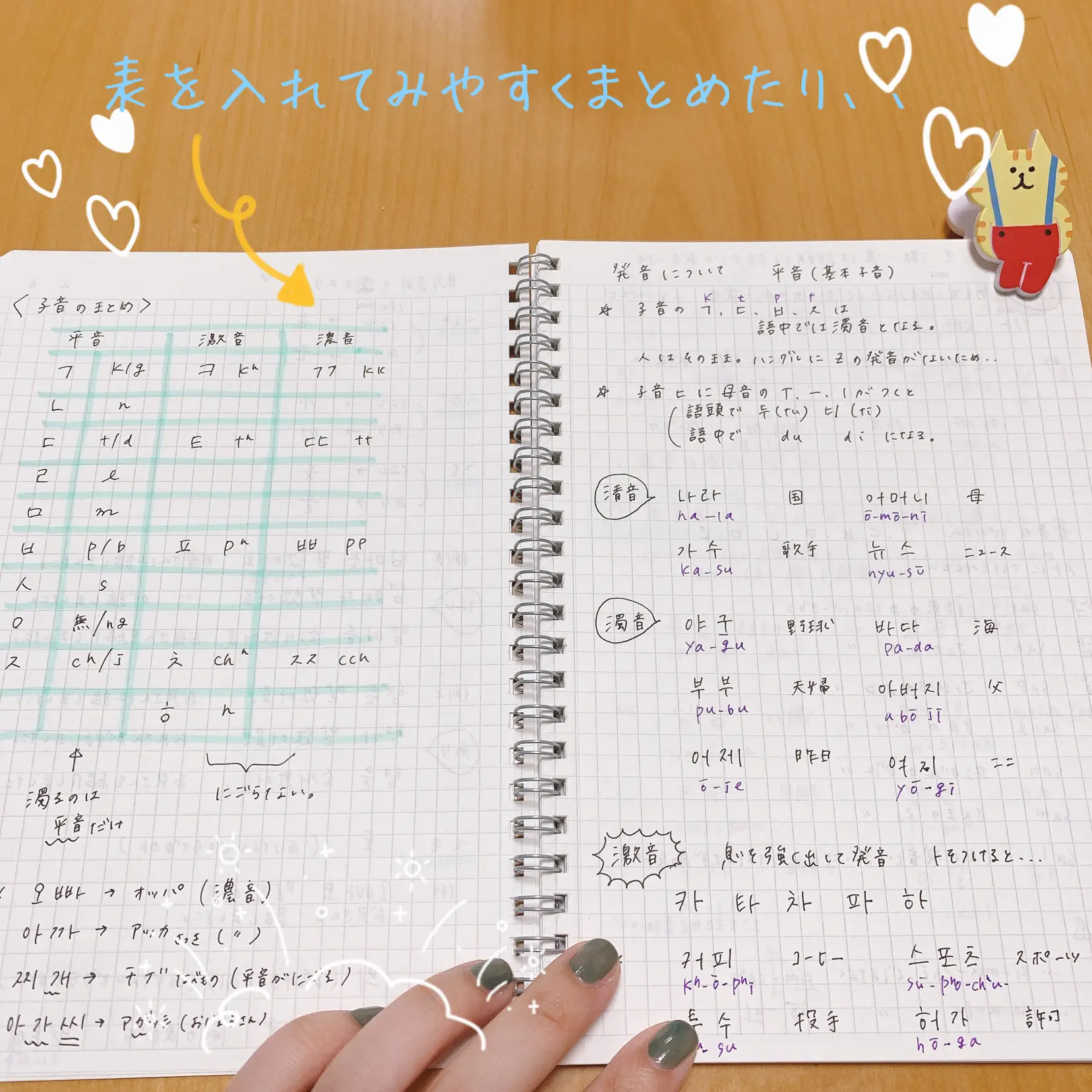 韓国語勉強ノート作り方 Lemon8