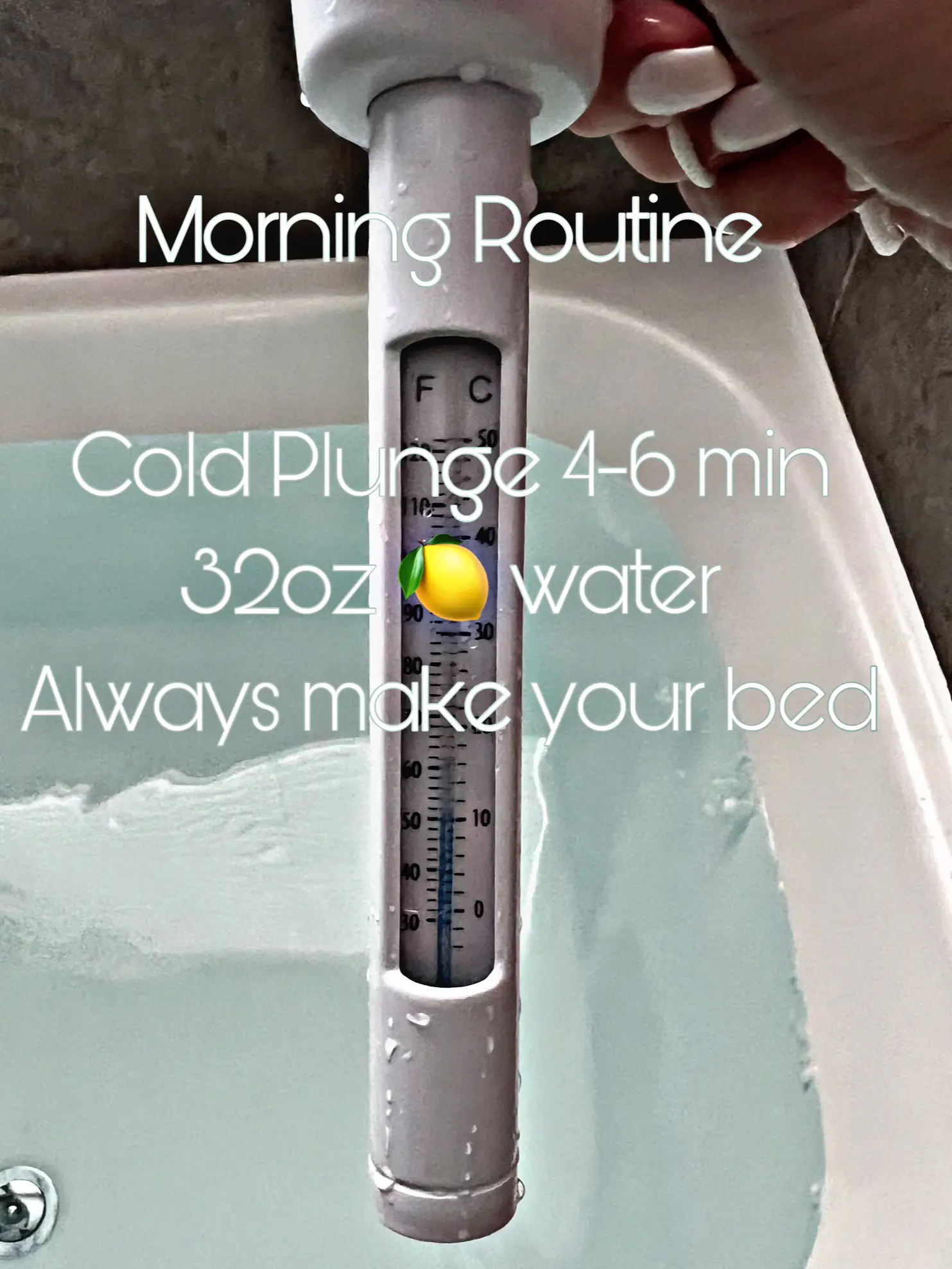 Cold Plunge is as easy as filling your tub. ❄️, Video published by NüFox
