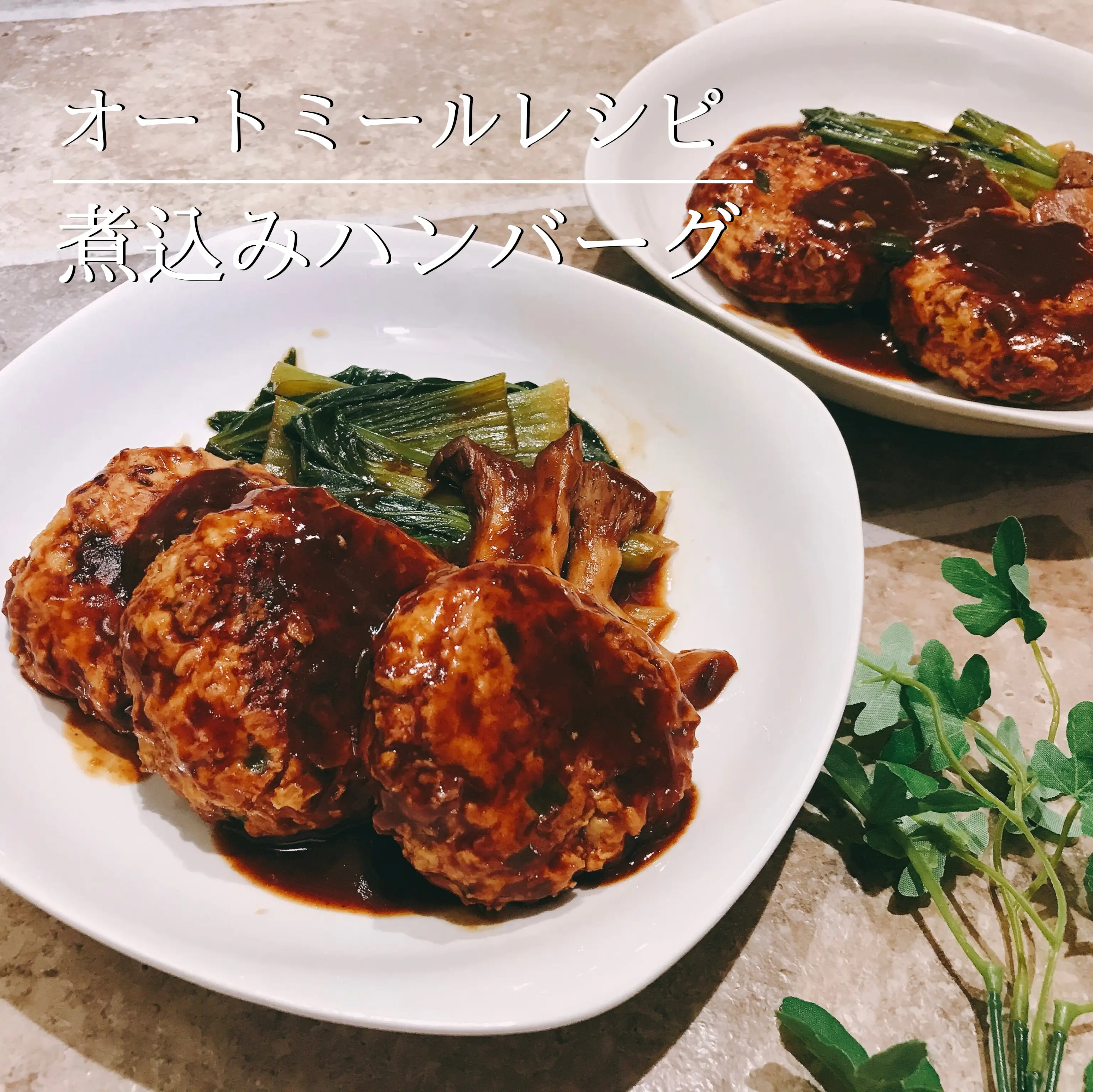 オートミール ハンバーグ Lemon8