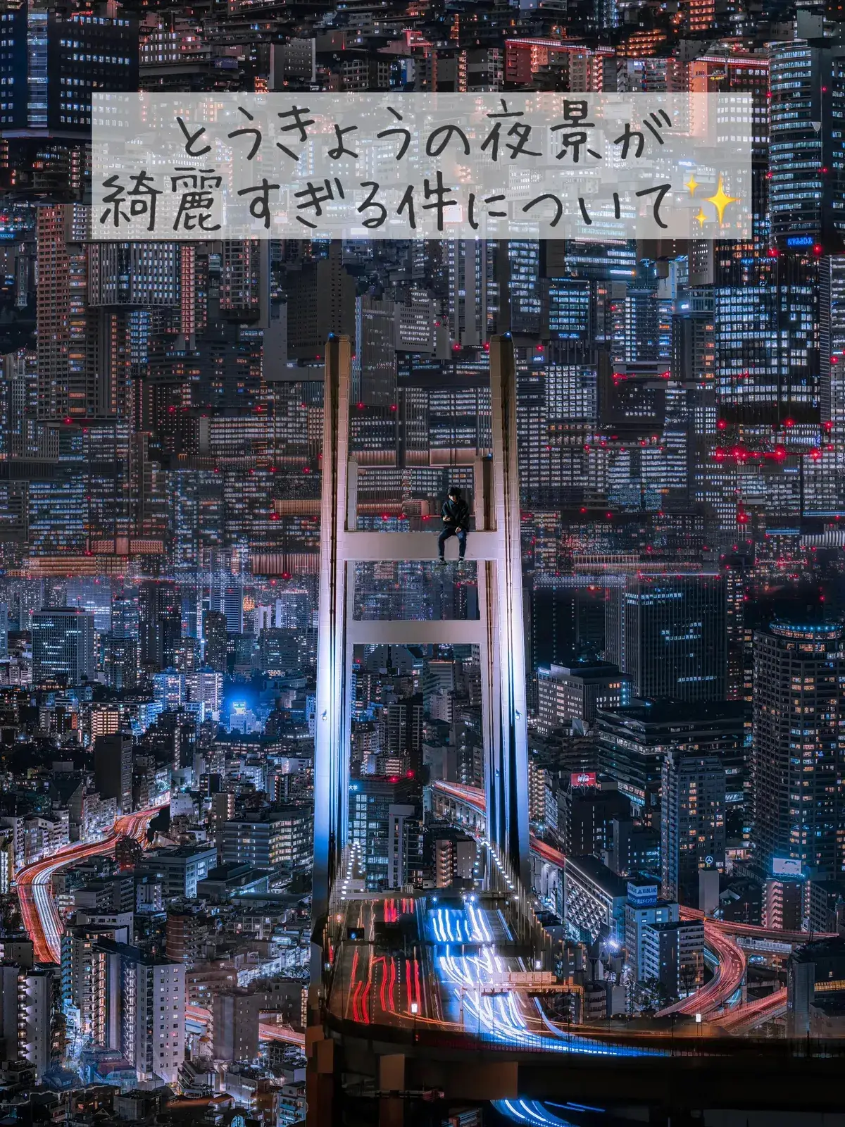 『東京の夜景が綺麗すぎる件について✨』の画像 (1枚目)
