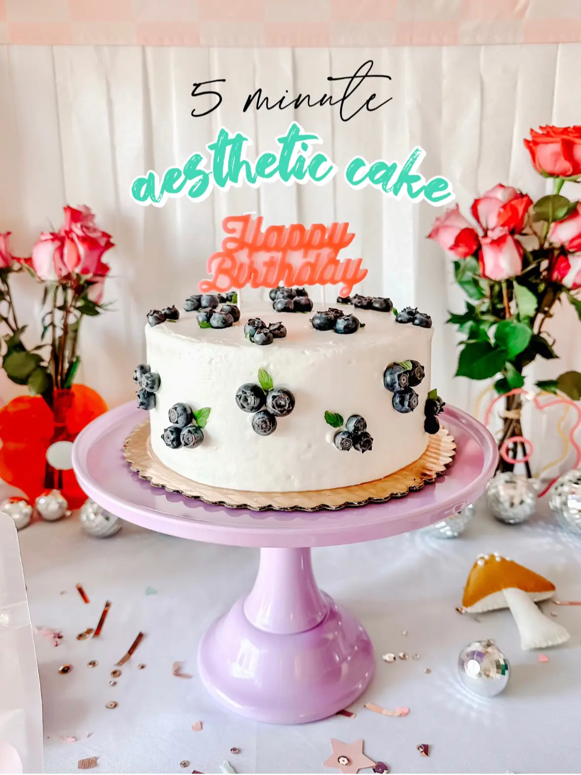 Part 1 - the purple dreamy skies cake decorating. #cake #aesthetic #ko... |  TikTok