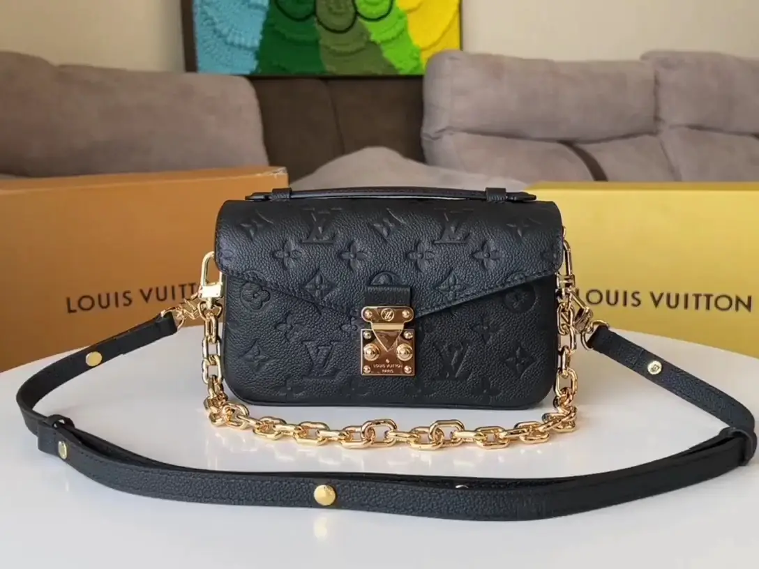 Louis Vuitton Black Empreinte S-Lock Sling Bag