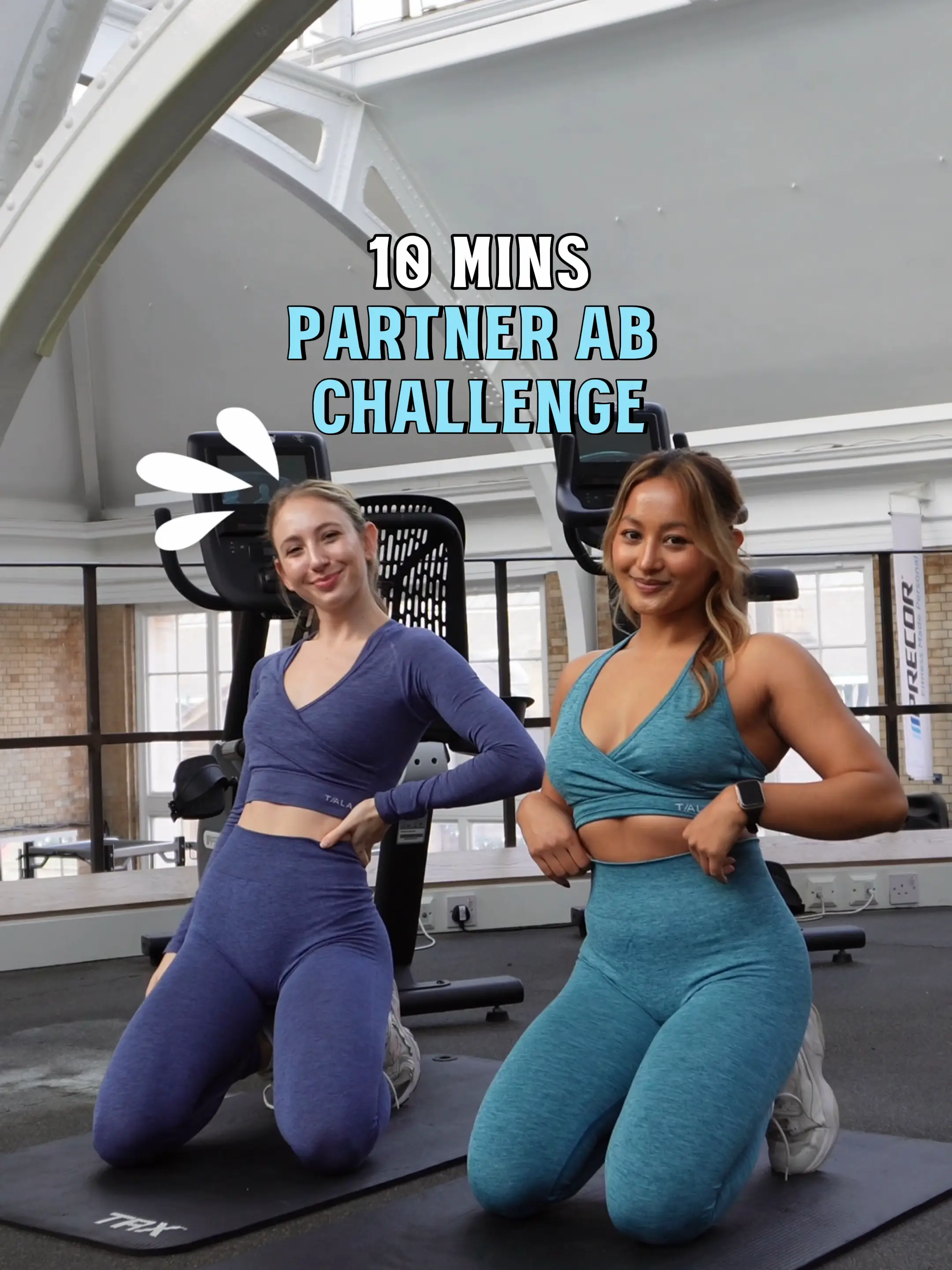 10 MINUTE PARTNER WORKOUT WITH CARDIO ABS EXERCISES