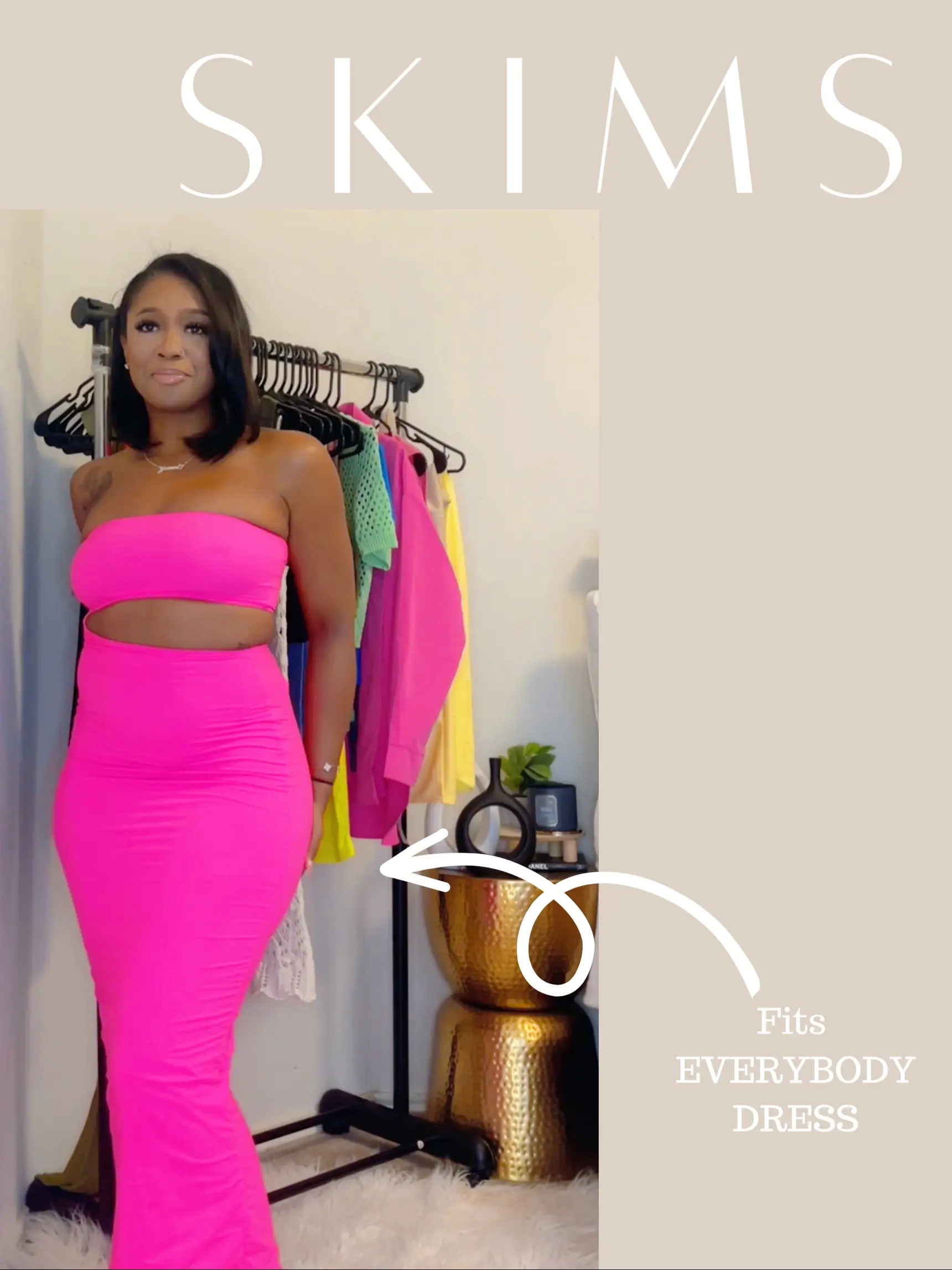 Skims Fits Everybody Dress, Video published by Lindsey Yvette