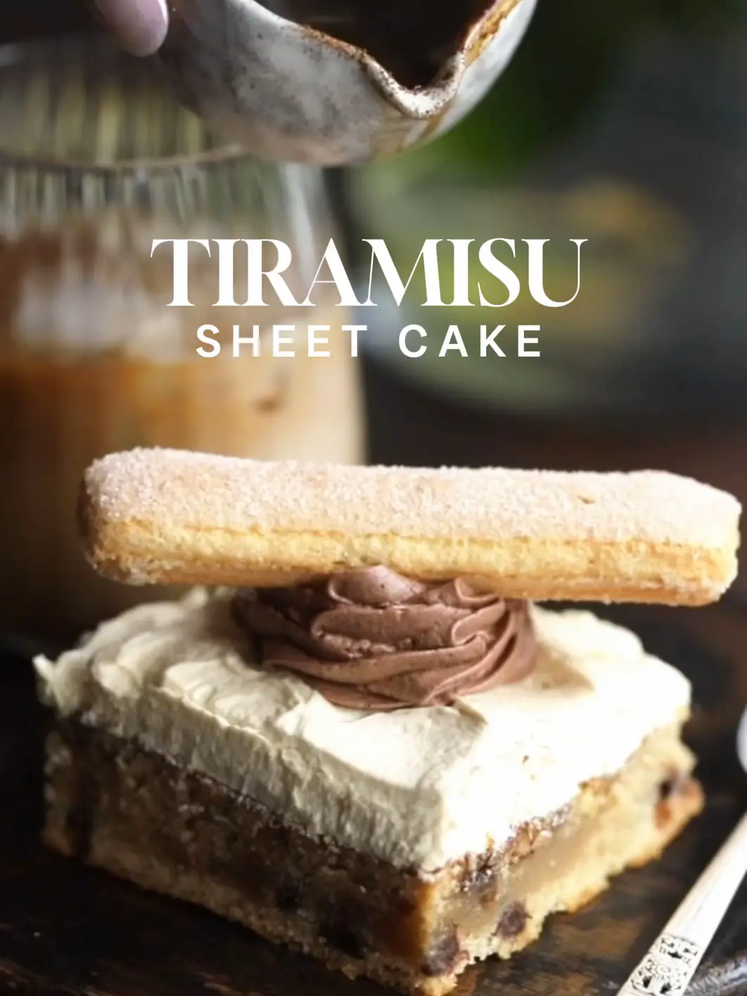 Tiramisu Cake (Easy, No Raw Eggs) : Ugly Duckling Bakery