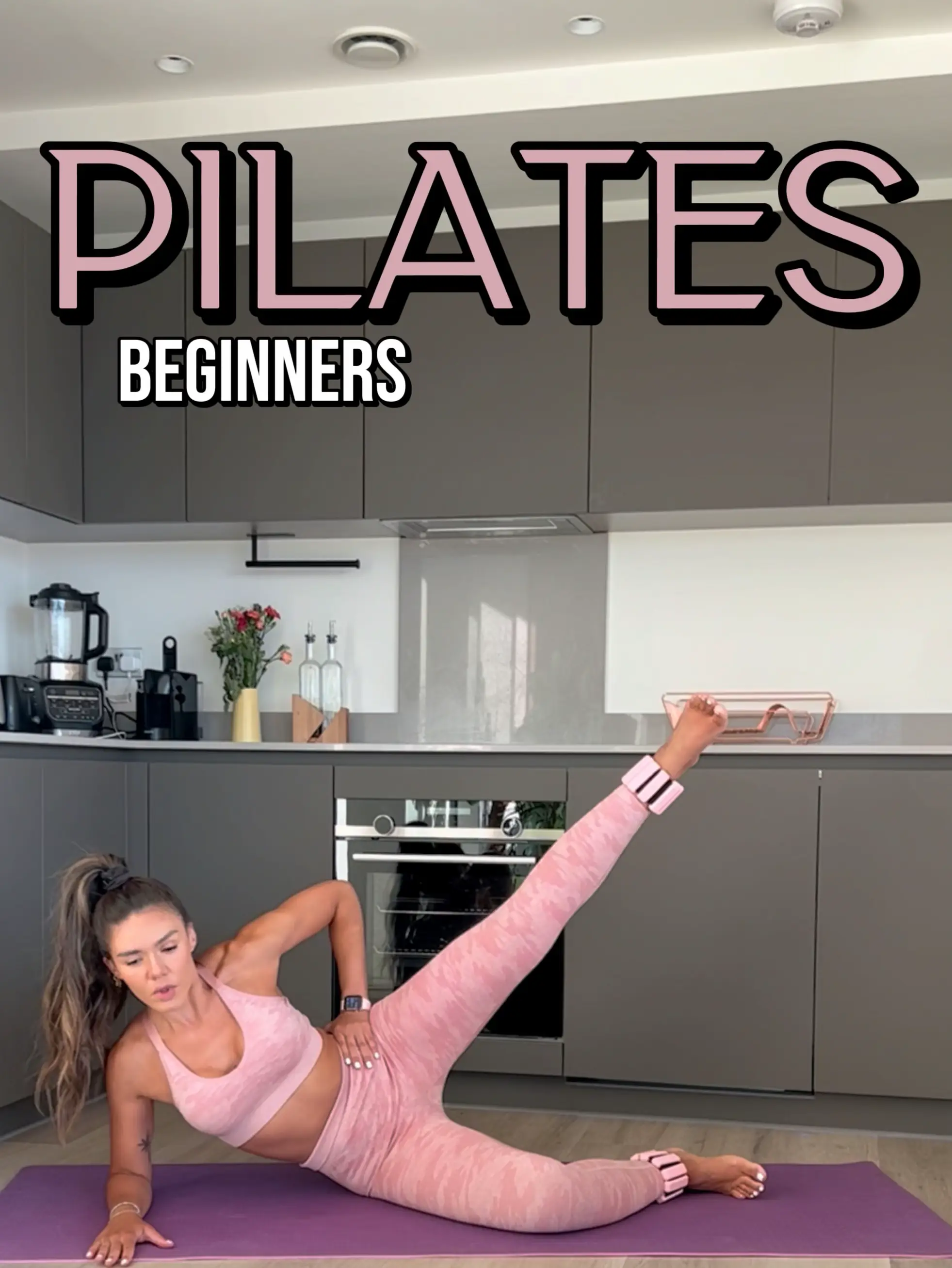 BEGINNERS PILATES AT HOME 🌸, Video published by Evelyn Turina