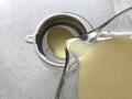 ホワイトチョコと豆乳を使った簡単プリンの画像