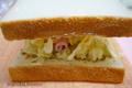 半熟茹でたまごのサンドイッチの画像