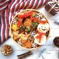 【簡単レシピ】クリスマスお弁当色々|クリスマスそぼろお弁当の画像