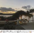 『伝泊 The Beachfront MIJORA』海が近すぎ！奄美で"楽園"発見！？|テラスの様子の画像